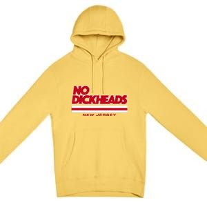 New Jersey Hockey No Dickheads Premium Pullover Hoodie