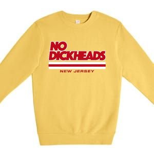 New Jersey Hockey No Dickheads Premium Crewneck Sweatshirt