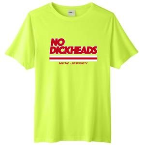 New Jersey Hockey No Dickheads Tall Fusion ChromaSoft Performance T-Shirt