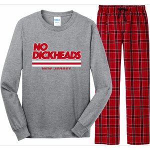 New Jersey Hockey No Dickheads Long Sleeve Pajama Set