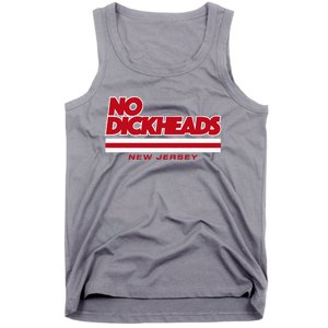 New Jersey Hockey No Dickheads Tank Top