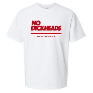 New Jersey Hockey No Dickheads Sueded Cloud Jersey T-Shirt