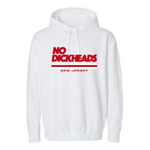 New Jersey Hockey No Dickheads Garment-Dyed Fleece Hoodie