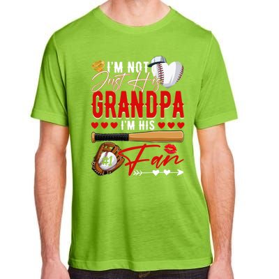 Not Just His Grandpa His Number 1 Fan Proud Baseball Brother Gift Adult ChromaSoft Performance T-Shirt