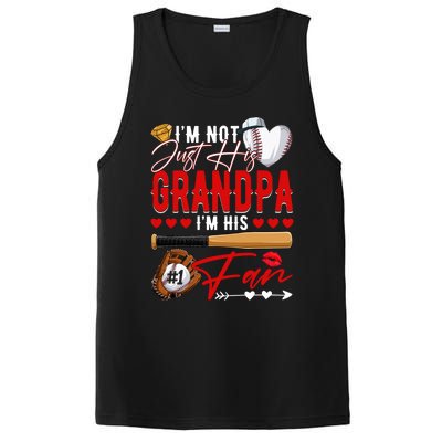 Not Just His Grandpa His Number 1 Fan Proud Baseball Brother Gift PosiCharge Competitor Tank