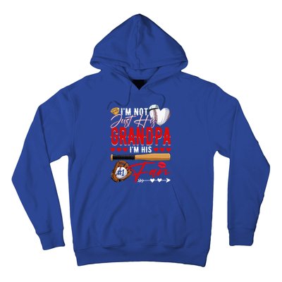 Not Just His Grandpa His Number 1 Fan Proud Baseball Brother Gift Hoodie