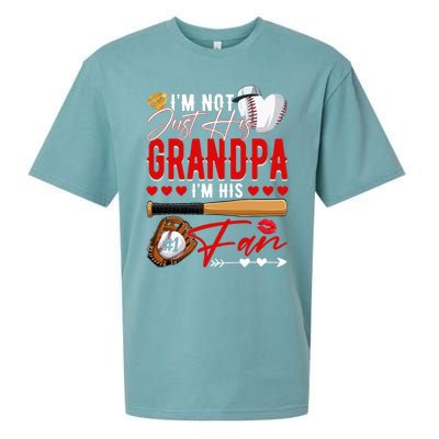 Not Just His Grandpa His Number 1 Fan Proud Baseball Brother Gift Sueded Cloud Jersey T-Shirt