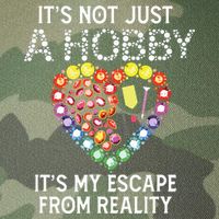 Not Just Hobby It's My Escape From Reality Diamond Painting Legacy Tie Dye Trucker Hat