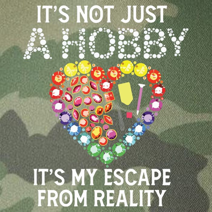 Not Just Hobby It's My Escape From Reality Diamond Painting Legacy Tie Dye Trucker Hat