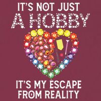 Not Just Hobby It's My Escape From Reality Diamond Painting 16oz Travel Tumbler