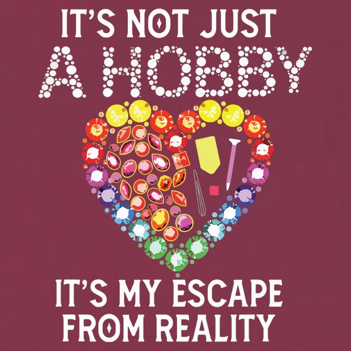 Not Just Hobby It's My Escape From Reality Diamond Painting 16oz Travel Tumbler