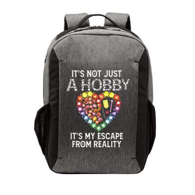 Not Just Hobby It's My Escape From Reality Diamond Painting Vector Backpack
