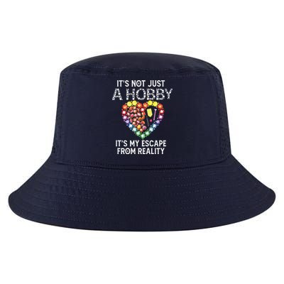 Not Just Hobby It's My Escape From Reality Diamond Painting Cool Comfort Performance Bucket Hat