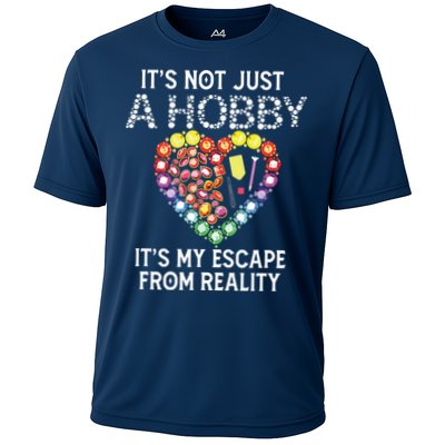 Not Just Hobby It's My Escape From Reality Diamond Painting Performance Shirt