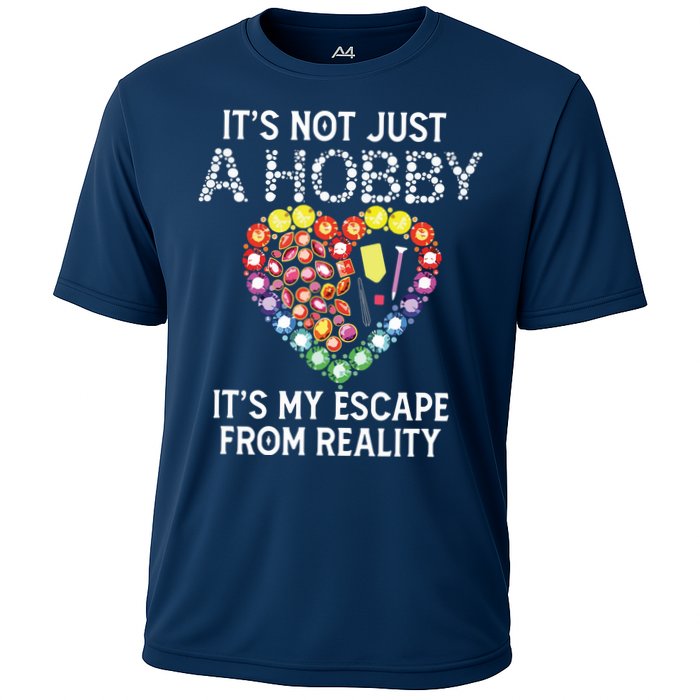 Not Just Hobby It's My Escape From Reality Diamond Painting Cooling Performance Crew T-Shirt