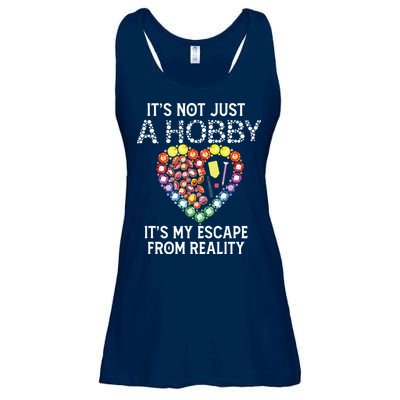 Not Just Hobby It's My Escape From Reality Diamond Painting Ladies Essential Flowy Tank