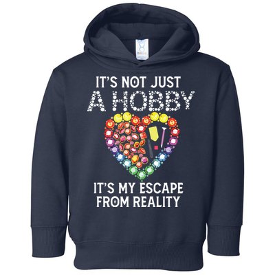 Not Just Hobby It's My Escape From Reality Diamond Painting Toddler Hoodie