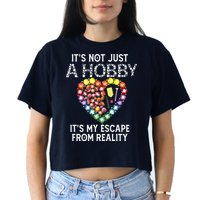 Not Just Hobby It's My Escape From Reality Diamond Painting Crop Top