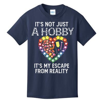 Not Just Hobby It's My Escape From Reality Diamond Painting Kids T-Shirt