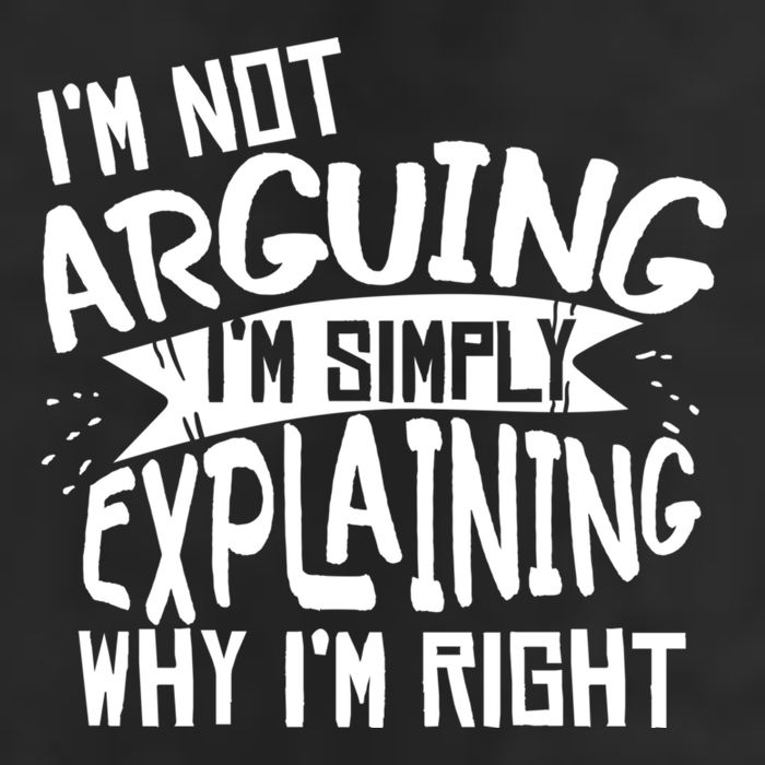 Novelty Joke Hoodie | Im Not Arguing Im Explaining Hoodie 7 Panel Mesh Trucker Snapback Hat