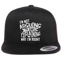 Novelty Joke Hoodie | Im Not Arguing Im Explaining Hoodie Flatbill Hat