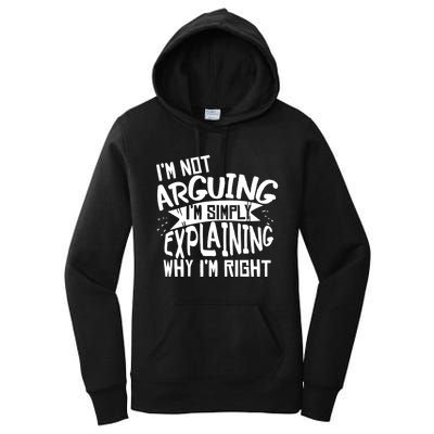 Novelty Joke Hoodie | Im Not Arguing Im Explaining Hoodie Women's Pullover Hoodie