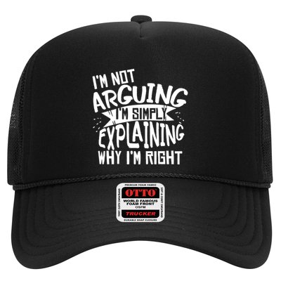 Novelty Joke Hoodie | Im Not Arguing Im Explaining Hoodie Trucker Hat