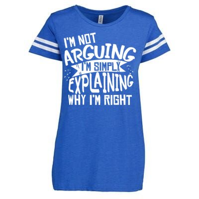 Novelty Joke Hoodie | Im Not Arguing Im Explaining Hoodie Enza Ladies Jersey Football T-Shirt