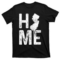 New Jersey Home Vintage State Map Pride Gift T-Shirt