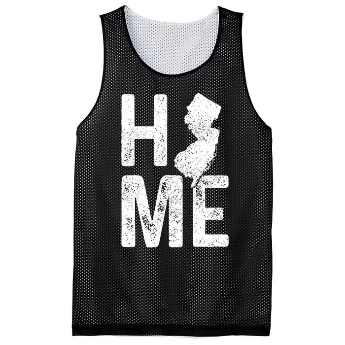 New Jersey Home Vintage State Map Pride Gift Mesh Reversible Basketball Jersey Tank