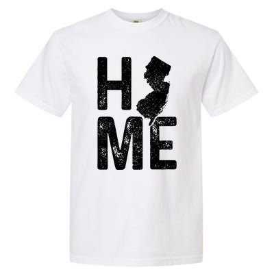 New Jersey Home Vintage State Map Pride Gift Garment-Dyed Heavyweight T-Shirt