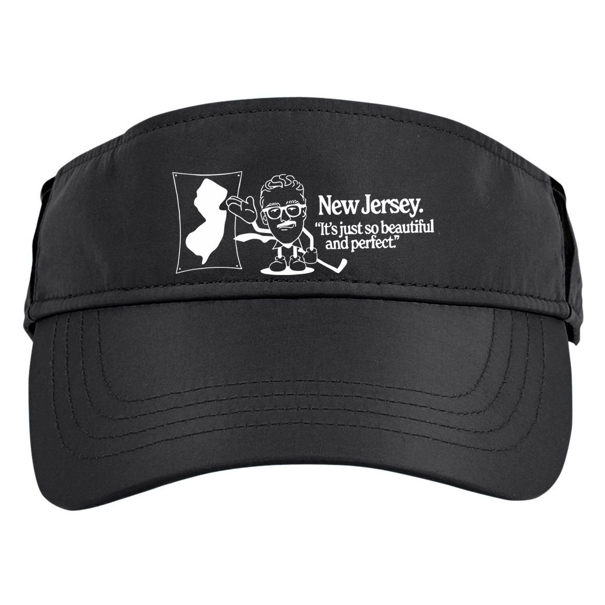 New Jersey ItS Just So Beautiful And Perfect Adult Drive Performance Visor