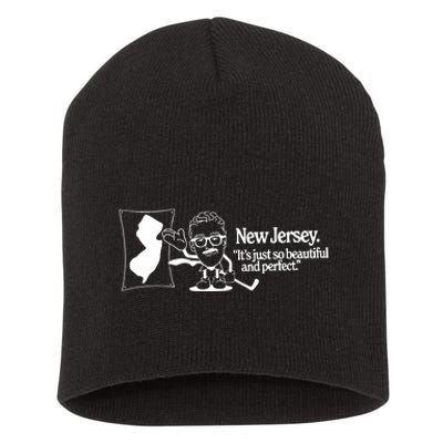 New Jersey ItS Just So Beautiful And Perfect Short Acrylic Beanie