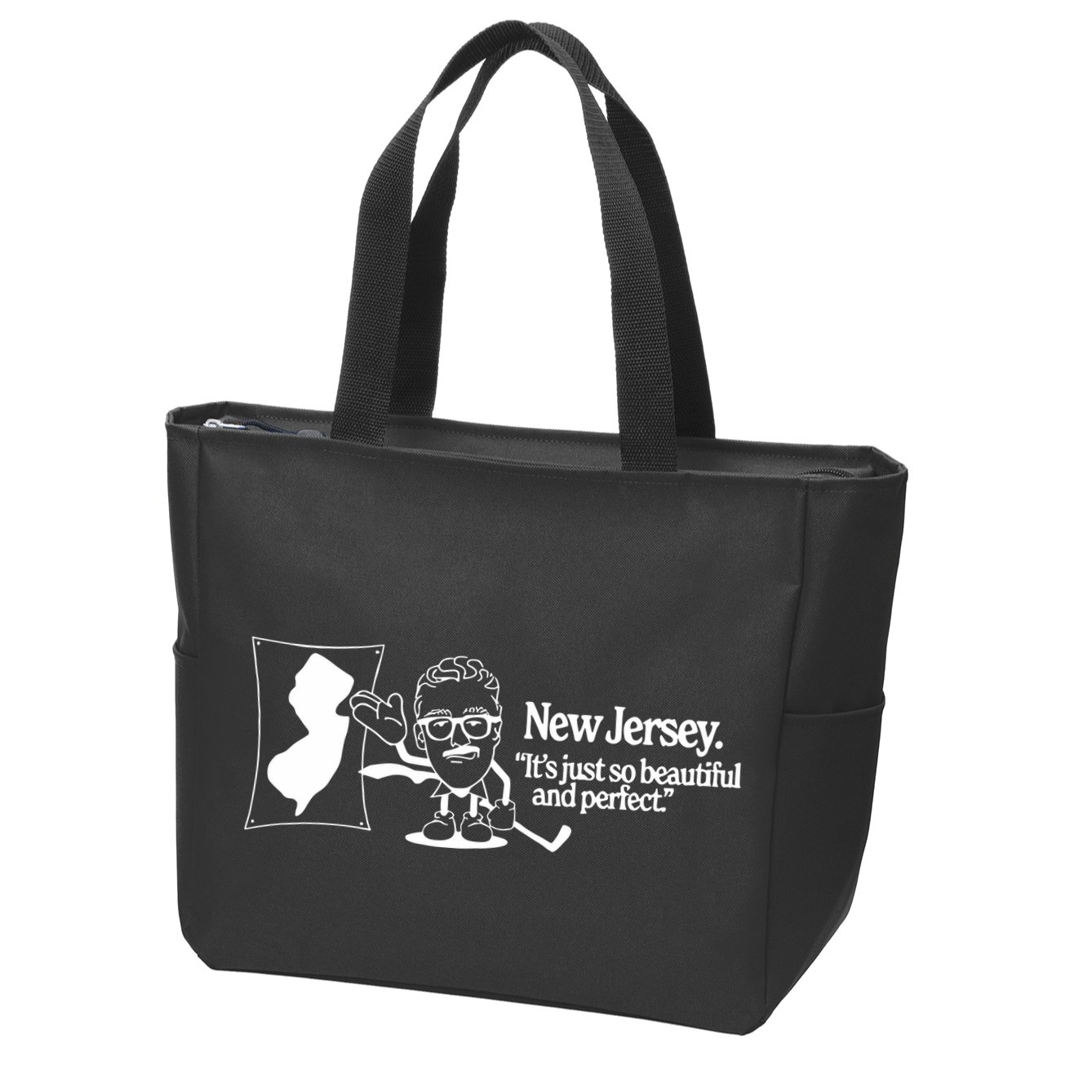 New Jersey ItS Just So Beautiful And Perfect Zip Tote Bag