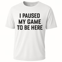 Nikola Jokić I Paused My Game To Be Here Cooling Performance Crew T-Shirt