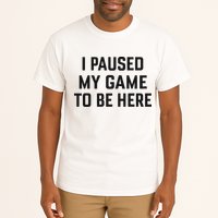 Nikola Jokić I Paused My Game To Be Here Tall T-Shirt