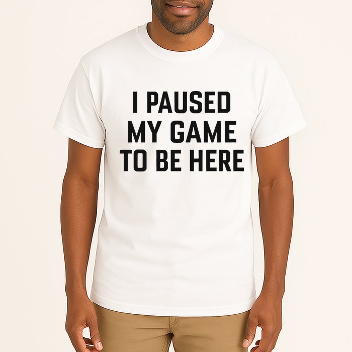 Nikola Jokić I Paused My Game To Be Here Tall T-Shirt