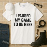 Nikola Jokić I Paused My Game To Be Here Tall T-Shirt