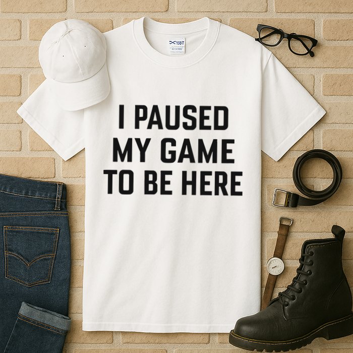 Nikola Jokić I Paused My Game To Be Here Tall T-Shirt