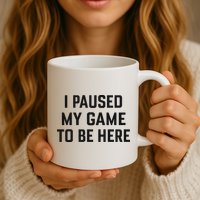 Nikola Jokić I Paused My Game To Be Here Mug