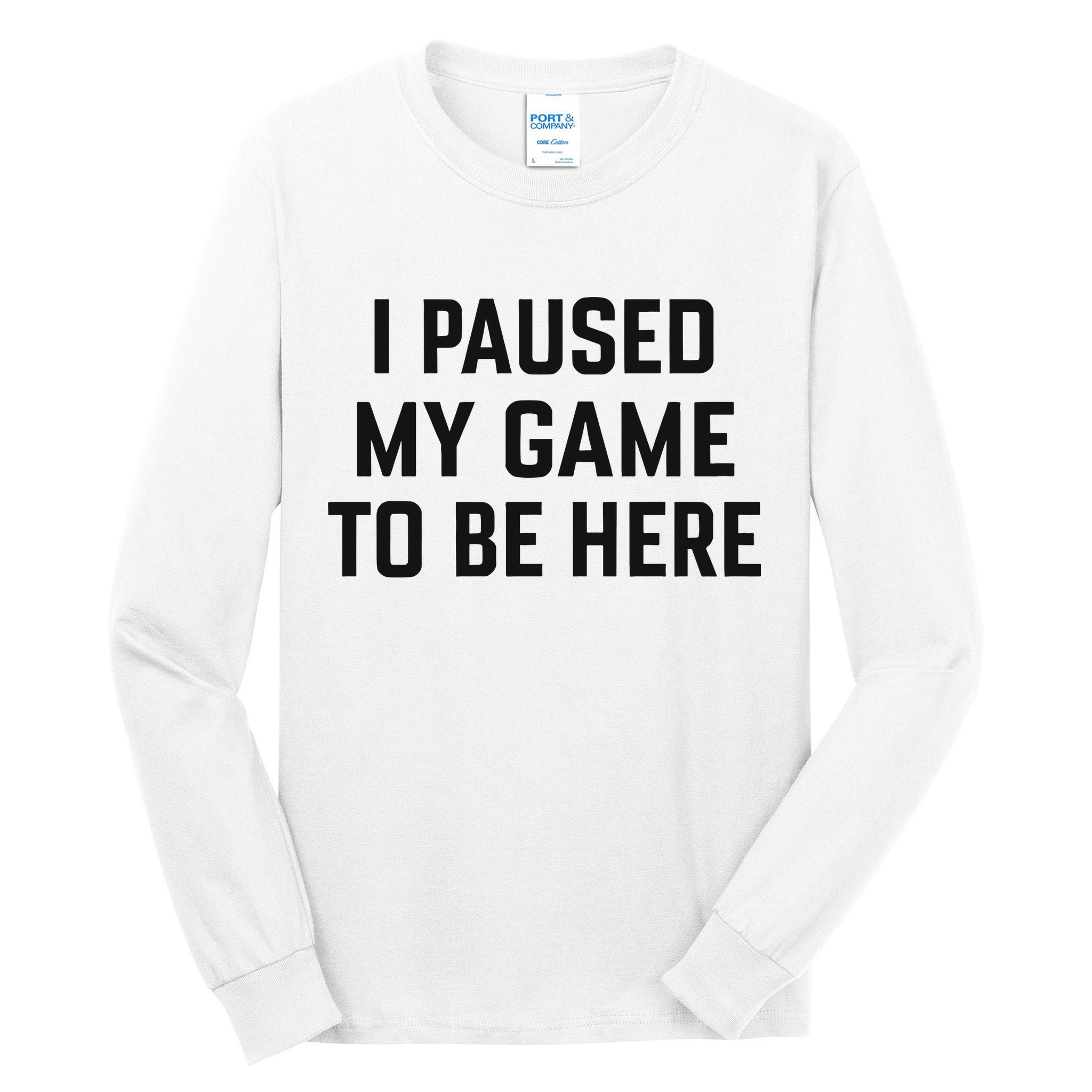 Nikola Jokić I Paused My Game To Be Here Tall Long Sleeve T-Shirt