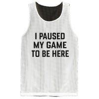 Nikola Jokić I Paused My Game To Be Here Mesh Reversible Basketball Jersey Tank