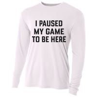 Nikola Jokić I Paused My Game To Be Here Cooling Performance Long Sleeve Crew