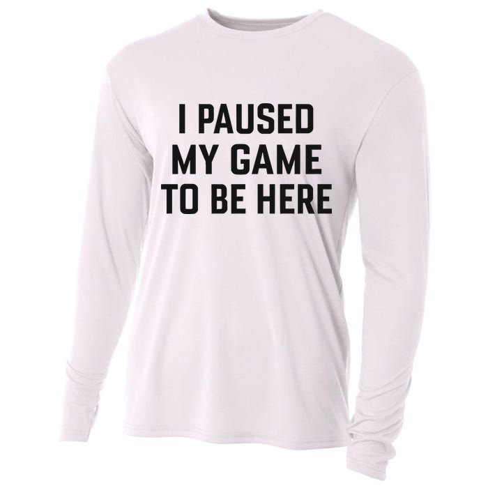 Nikola Jokić I Paused My Game To Be Here Cooling Performance Long Sleeve Crew