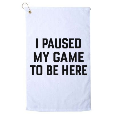 Nikola Jokić I Paused My Game To Be Here Golf Towel