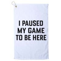 Nikola Jokić I Paused My Game To Be Here Golf Towel