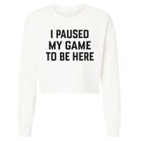 Nikola Jokić I Paused My Game To Be Here Cropped Pullover Crew