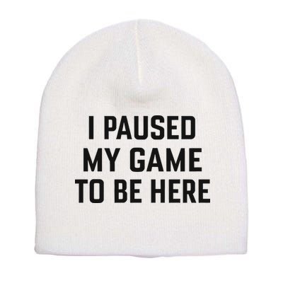 Nikola Jokić I Paused My Game To Be Here Short Acrylic Beanie