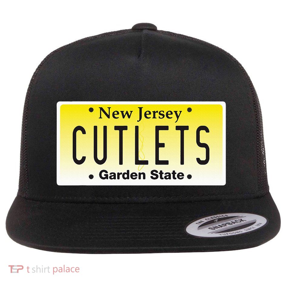 New Jersey Italian American Devito Nj Cutlets Tommy Flat Bill Trucker Hat