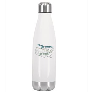 New Jo Mmers Stainless Steel Insulated Water Bottle